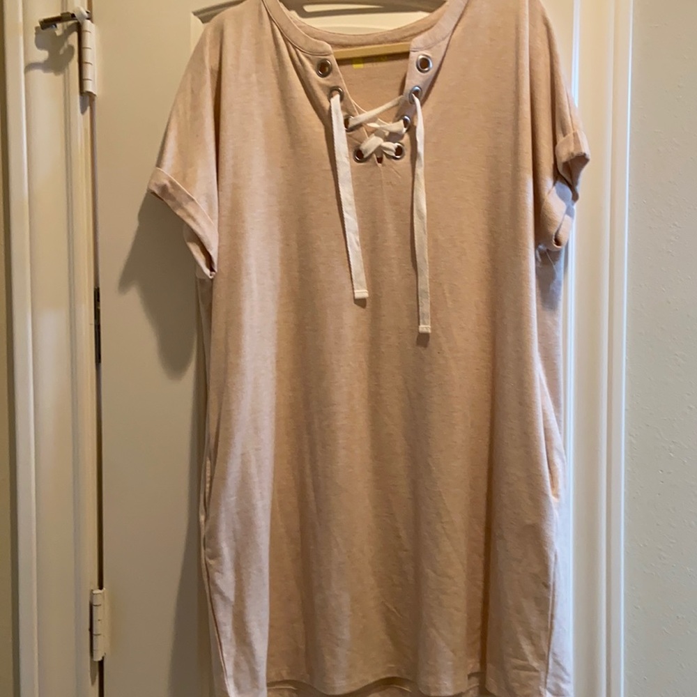 Xersion XL cream dress